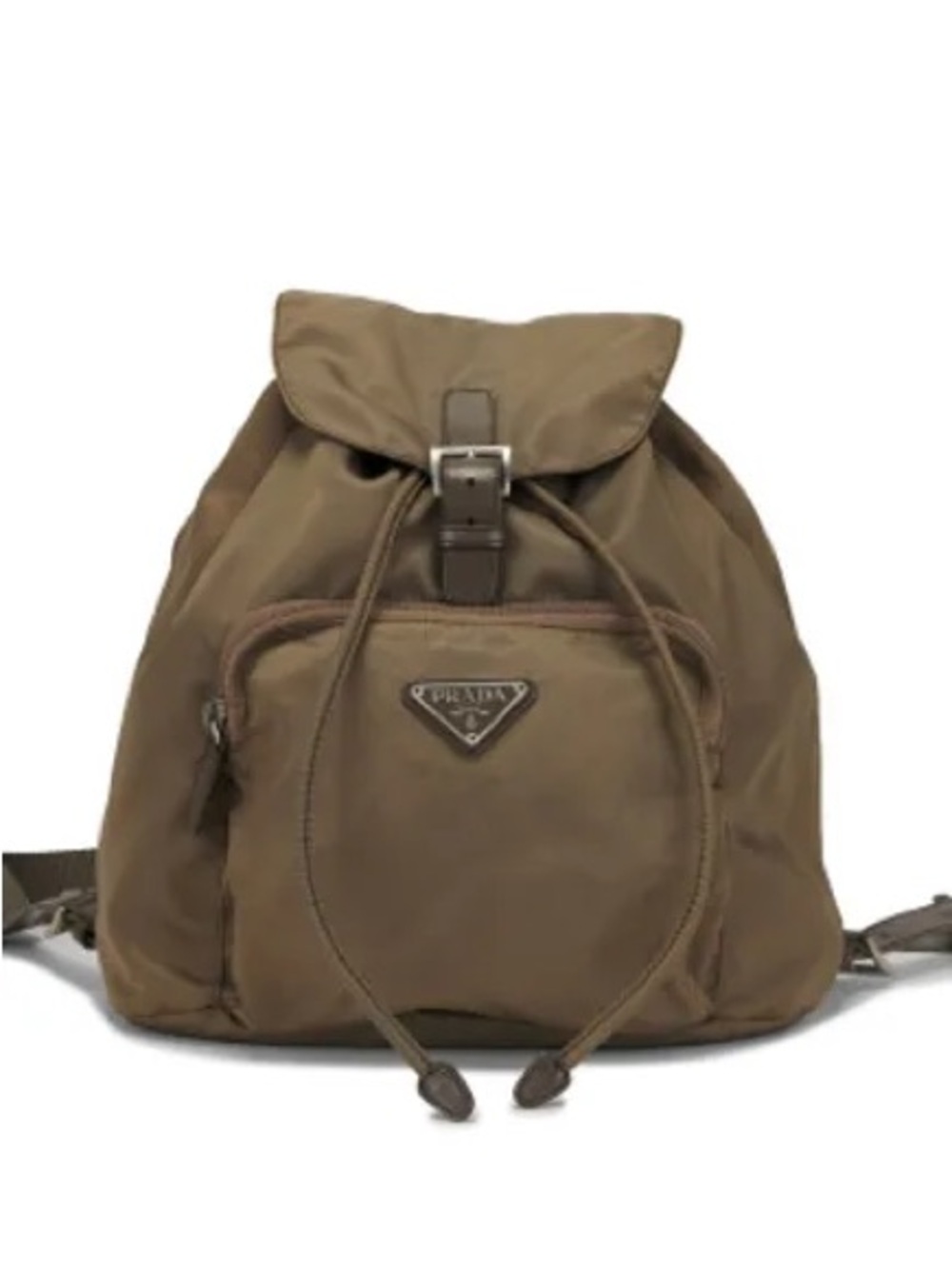 Prada green Nylon Drawstring Backpack. Excellent condition!
